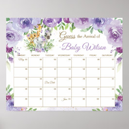 Oerwoud dieren denken dat de vervaldatum van de ba poster