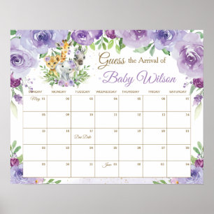 Oerwoud dieren denken dat de vervaldatum van de ba poster