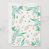 Oerwoud Dieren Doop Uitnodiging (Achterkant)