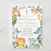 Oerwoud dieren eerste communautaire uitnodiging (Voorkant)