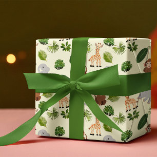Oerwoud Dieren en Planten Cadeaupapier