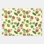 Oerwoud Dieren en Planten Inpakpapier Vel (Voorkant 3)