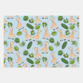 Oerwoud Dieren en Planten Inpakpapier Vel (Voorkant 2)