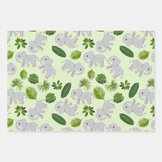 Oerwoud Dieren en Planten Inpakpapier Vel (Voorkant)