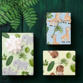 Oerwoud Dieren en Planten Inpakpapier Vel