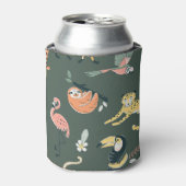 Oerwoud Dieren Flora Fauna Blikjeskoeler (Blikje Voorkant)