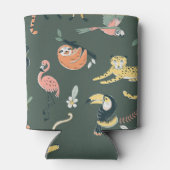 Oerwoud Dieren Flora Fauna Blikjeskoeler (Achterkant)