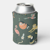 Oerwoud Dieren Flora Fauna Blikjeskoeler (Blikje Achterkant)