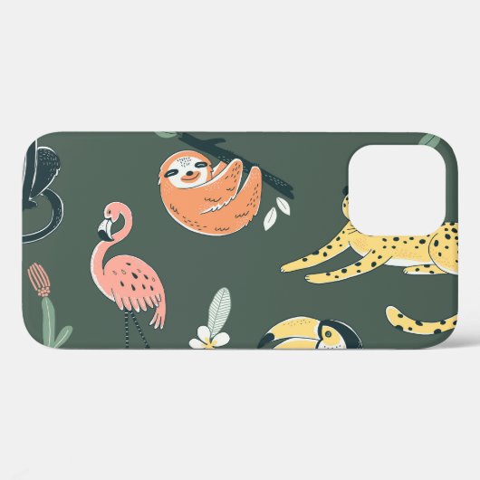 Oerwoud Dieren Flora Fauna Case-Mate iPhone Case (Achterkant (horizontaal))