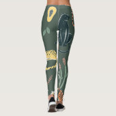 Oerwoud Dieren  Flora Fauna Leggings (Achterkant)