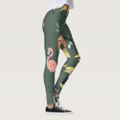 Oerwoud Dieren  Flora Fauna Leggings (Rechts)