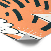 Oerwoud Dieren Flora Fauna Poster (Hoek)