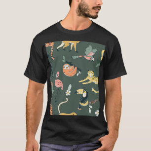 Oerwoud Dieren  Flora Fauna T-shirt