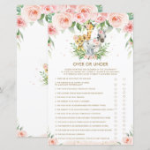 Oerwoud dieren Florenz Baby boven of onder het wil (Voorkant / Achterkant)