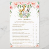 Oerwoud dieren Florenz Baby boven of onder het wil (Voorkant)