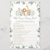 Oerwoud Dieren Greenery die mama het beste spel ke (Voorkant)