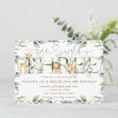 Oerwoud Dieren Greenery Gezamenlijk 1e en 3e verja Kaart (Staand voorkant)