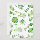 Oerwoud Dieren Greenery Time Capsule Message Card Kaart (Achterkant)