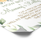 Oerwoud Dieren Hoe groot is mama's Belly Game Poster (Hoek)