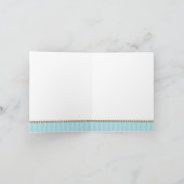 Oerwoud dieren in blauwe paraplu notitiekaarten (Binnen)