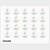 Oerwoud Dieren in Blue Stroller Stickers (Vel)