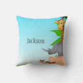 Oerwoud Dieren Kinder Sierkussen (Achterkant)