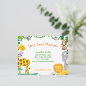 Oerwoud Dieren Kinderdagverblijf Bedrijfsmededelin Aankondiging (Staand voorkant)