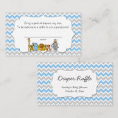 Oerwoud Dieren Luier Raffle Tickets spel Informatiekaartje (Voorkant / Achterkant)