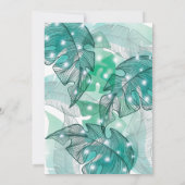 Oerwoud Dieren Meisje Verjaardag Bedankkaart (Achterkant)