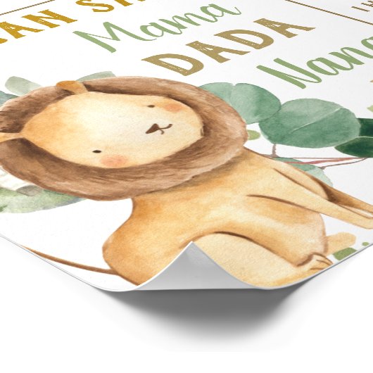 Oerwoud Dieren Mijlstaartsterren Poster (Hoek)