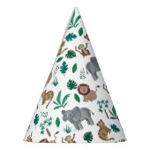 Oerwoud Dieren Party Pet Feesthoedjes (Links)