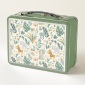 Oerwoud Dieren Pastels Terug naar School Custom Ki (Achterkant)