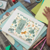 Oerwoud Dieren Pastels Terug naar School Custom Ki Planner