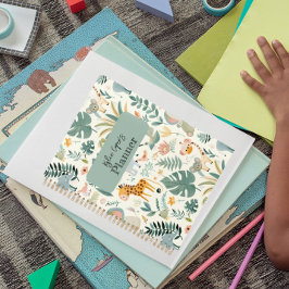 Oerwoud Dieren Pastels Terug naar School Custom Ki Planner