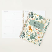 Oerwoud Dieren Pastels Terug naar School Custom Ki Planner (Display)