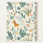 Oerwoud Dieren Pastels Terug naar School Custom Ki Planner (Achterkant)