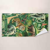 Oerwoud Dieren Patroon Badhanddoek (Badhanddoek)