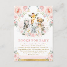 Oerwoud Dieren Roze Blush Floral Books voor Baby