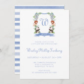 Oerwoud dieren rusten jongen en zien uitnodiging (Voorkant / Achterkant)