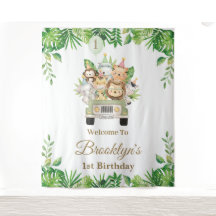 Oerwoud Dieren Safari Auto Avontuur Partij Achterg