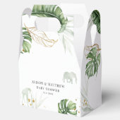 Oerwoud Dieren Safari Baby shower Bedankdoosjes (Geopend)