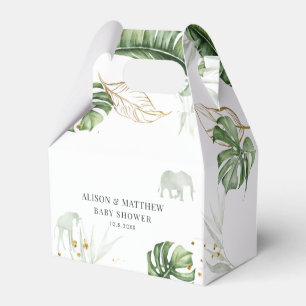 Oerwoud Dieren Safari Baby shower Bedankdoosjes