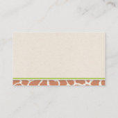 Oerwoud Dieren Safari Baby shower Luier Raffle Informatiekaartje (Achterkant)