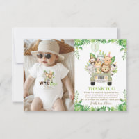 Oerwoud Dieren Safari Car Greenery 1e verjaardag