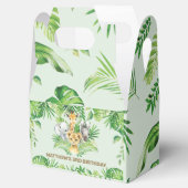 Oerwoud Dieren Safari Groen Verjaardag Dank u Bedankdoosjes (Geopend)