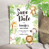 Oerwoud Dieren Save the Date Invitation Kaart