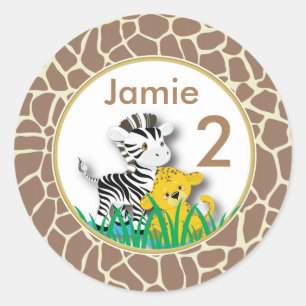 Oerwoud Dieren Stickers