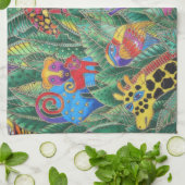 OERWOUD DIEREN THEEDOEK (Gevouwen)