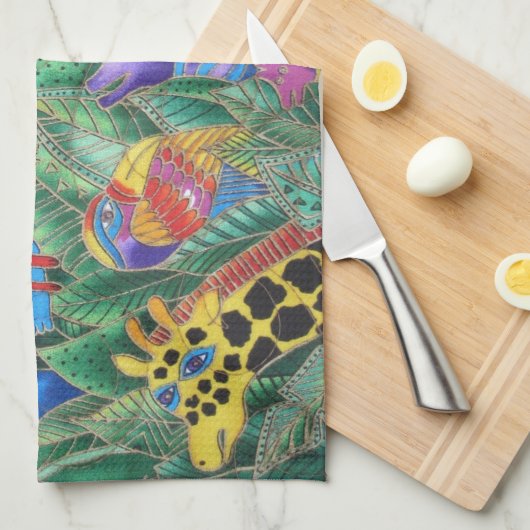 OERWOUD DIEREN THEEDOEK (Quarter Fold)