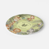 Oerwoud Dieren Verjaardagsfeest Papieren Borden Papieren Bordje (Gekanteld)